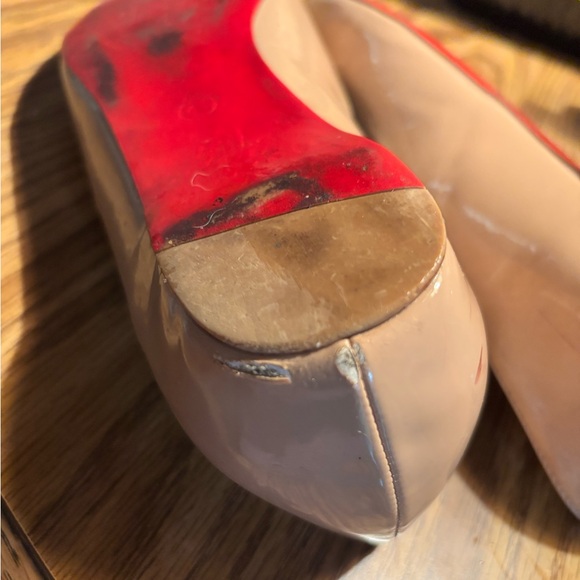Elegant Nude Women's Shoes by Christian Louboutin European size 41 - Picture 3 of 10